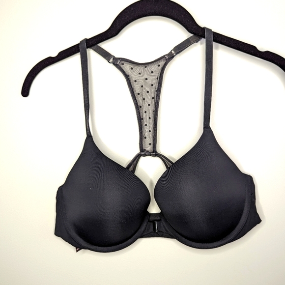 Victoria's Secret Perfect Shape Bra with velvet lining and mesh panel. - Picture 1 of 8